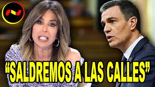 Ana Terradillos AMENAZA a Pedro Sánchez con “SALIR A LAS CALLES” [upl. by Nealah649]