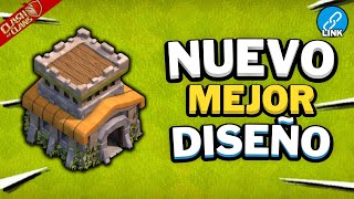 Diseño INCREÍBLE para Aldea AYUNTAMIENTO Nivel 8 en 2024 ✅ Clash of Clans  TH8 🚀 [upl. by Levi]