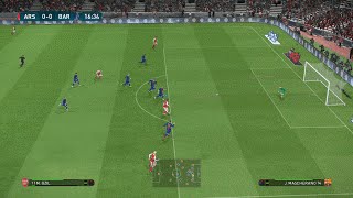 PES 2017 GAMEPLAY  ARSENAL VS BARCELONA Pro Evolution Soccer 2017 Demo [upl. by Gaye]