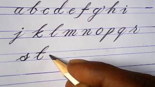 How to write english small letters  pencil writing tutorials  mazic writer [upl. by Dennis]