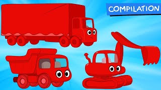 Big Truck Cartoons with Morphle  Animations for Kids  My Magic Pet Morphle [upl. by Eyllom236]