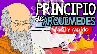 ¿QUÉ ES EL PRINCIPIO DE ARQUÍMEDES⚡Con ejemplos y ejercicios fácil y rápido [upl. by Ilojne]