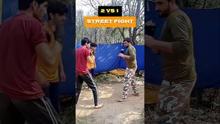 2 vs 1 self defence fightingtechniques streetdefence mma [upl. by Faubert]