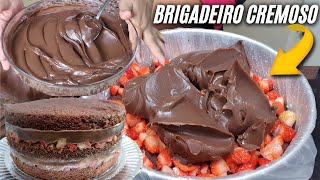 RECHEIO DE BRIGADEIRO CREMOSO [upl. by Ahseinod]