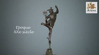 Mercure volant daprès Jean de Bologne dit Giambologna 15291608 [upl. by Aryahay]