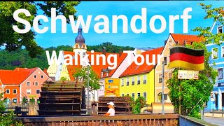 SchwandorfBavaria 🇩🇪 Walking Tour Bavarian Village 4K [upl. by Ferrick793]