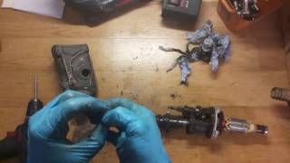 How to fix Makita hr2470 rotary hammer disassemble and problem find [upl. by Anaira]