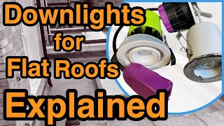 How to fit downlight in flat roofs [upl. by Keli147]