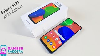 Samsung Galaxy M21 2021 Edition Unboxing and Full Review [upl. by Gelya]