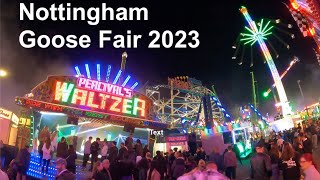 Nottingham Goose Fair 2023 [upl. by Ahsienom175]