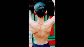 Back workout 💪💪💪💪💯💪 hare Rama hare Krishna song shorts motivation Sharad Verma0777 [upl. by Eilatan881]