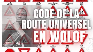 Code de la route universel panneau DANGER en wolof [upl. by Virgilia]