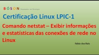 Comando netstat  Exibir informações e estatísticas das conexões de rede no Linux [upl. by Suilenroc48]