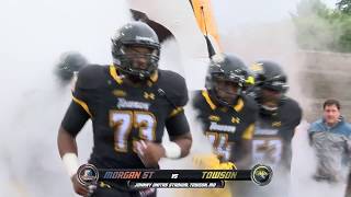 Towson Football wins the Battle for Greater Baltimore 100 over Morgan State [upl. by Adams]