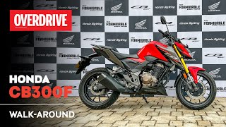 2022 Honda CB300F walkaround review all colours and exhaust note [upl. by Georgetta138]