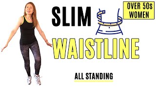 SHAPE and TONE your WAISTLINE  TUMMY TRIMMING EXERCISES for Women Over 50  Lively Ladies [upl. by Donaugh]