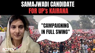 Lok Sabha Elections 2024  Samajwadi Candidate For UPs Kairana quotWe Have Done Our Workquot [upl. by Aynekat259]