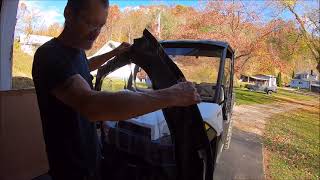 2005 polaris 570 ranger diy doors part 1 [upl. by Elyag]