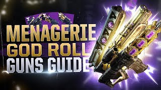 Destiny 2 The Ultimate God Roll Menagerie Weapons Guide Austringer Beloved Imperial Decree [upl. by Lytle]