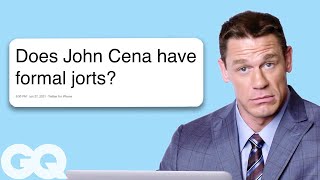 John Cena Replies to Fans on the Internet  Actually Me  GQ [upl. by Yla32]