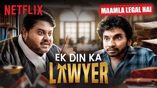 iamchotemiyan Becomes a Lawyer for ONE DAY Ft RVCJMedia  Netflix India [upl. by Rafaelita]