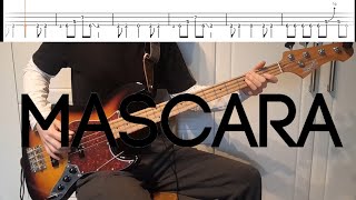 Deftones  Mascara  Bass Cover With TABS [upl. by Atirahc604]