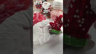 🎄 Laugh amp Relax Christmas Glove Taba Squishy in Action 🎉 DIYToy CuteRelief [upl. by Hoy618]