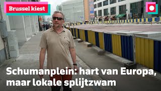 Brussel kiest Schumanplein hart van Europa maar lokale splijtzwam  BRUZZ [upl. by Holcomb491]