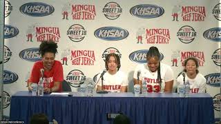 2024 Mingua Beef Jerky Girls Sweet 16 Butler vs Anderson County Postgame Interview [upl. by Leandre]