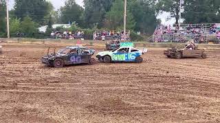 Heat 2 figure 8 racing eldon turkey fest 92824 [upl. by Elletsyrk117]