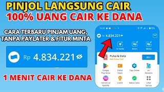 PINJAMAN ONLINE LANGSUNG CAIR  UANG LANGSUNG CAIR KE APLIKASI DANA [upl. by Anastasie]