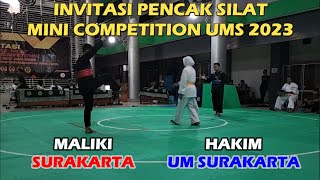 Maliki Surakarta Vs Hakim UMS Invitasi Pencak Silat UMS 2023 [upl. by Robertson]