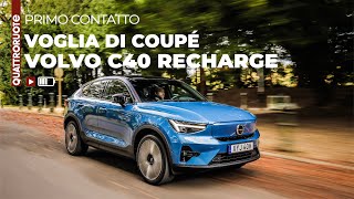 Volvo C40 Recharge la prima svedese solo elettrica [upl. by Dnomhcir788]