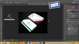 HOW TO MOCKUP BUSINESS CARD USING SMART OBJECT IN PHOTOSHOP [upl. by Nelaf]