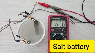 Diy salt water battery [upl. by Annola881]