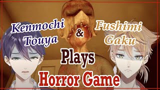 ENG Sub Kenmochi and Fushimi vs Horror Game Nijisanji [upl. by Naltiak]