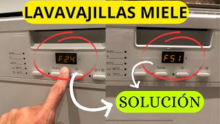 LAVAVAJILLAS MIELE ERROR F24 Y F51 SOLUCION [upl. by Randee]