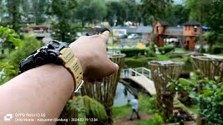 Ecopark Curug Tilu Ciwidey Bandung lagi viral ada rainbow slidenya‼️ [upl. by Ajaj]