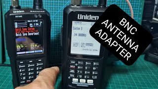 UNIDEN SDS100  446  3600  BNC Antenna adapter Tip [upl. by Llyrrad]