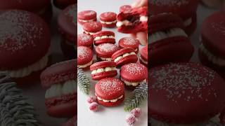 Cranberry Macarons ❤️ check description for more info [upl. by Ludly]