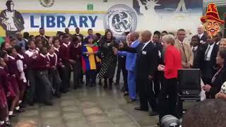 Theresa May Dancing in South Africa [upl. by Elsilrac]