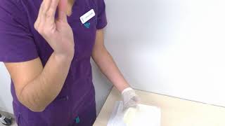 Sterile Gloving Open Technique [upl. by Hagood]