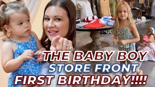 OutDaughtered  Danielle Busby Celebrates Her BABY BOY Store Front FIRST Birthday SEE [upl. by Malamut]