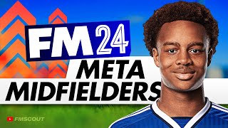 The Top 10 BEST Meta Midfielders In FM24  Football Manager 2024 Best Players [upl. by Adnohsek]