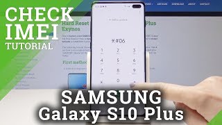 How to Check IMEI in Samsung Galaxy S10 Plus – Locate IMEI Number [upl. by Griff907]