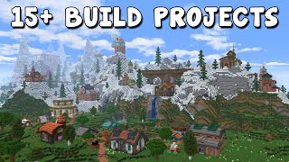 15 Build Project Ideas for Your Minecraft Survival World [upl. by Stevy]