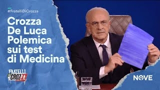 Crozza De Luca in polemica contro i Test di Medicina quotSono Roba per Ricchiquot  Fratelli di Crozza [upl. by Tor]