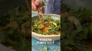 Asiatisk agurkesalat  hurtig opskrift på spicy agurkesalat [upl. by Accebar]