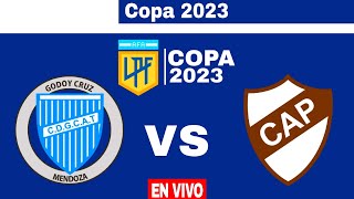 Godoy Cruz 20 Platense en vivo Copa Liga Profesional Argentina [upl. by Zullo]