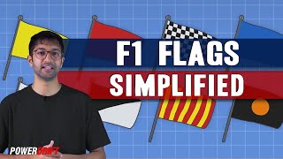 Simplified  Flags in Formula 1  PowerDrift [upl. by Rozina]